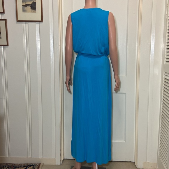 Large Kyle by Kyle Richards Sleeveless Aquamarine Maxi Dress - Picture 5 of 16